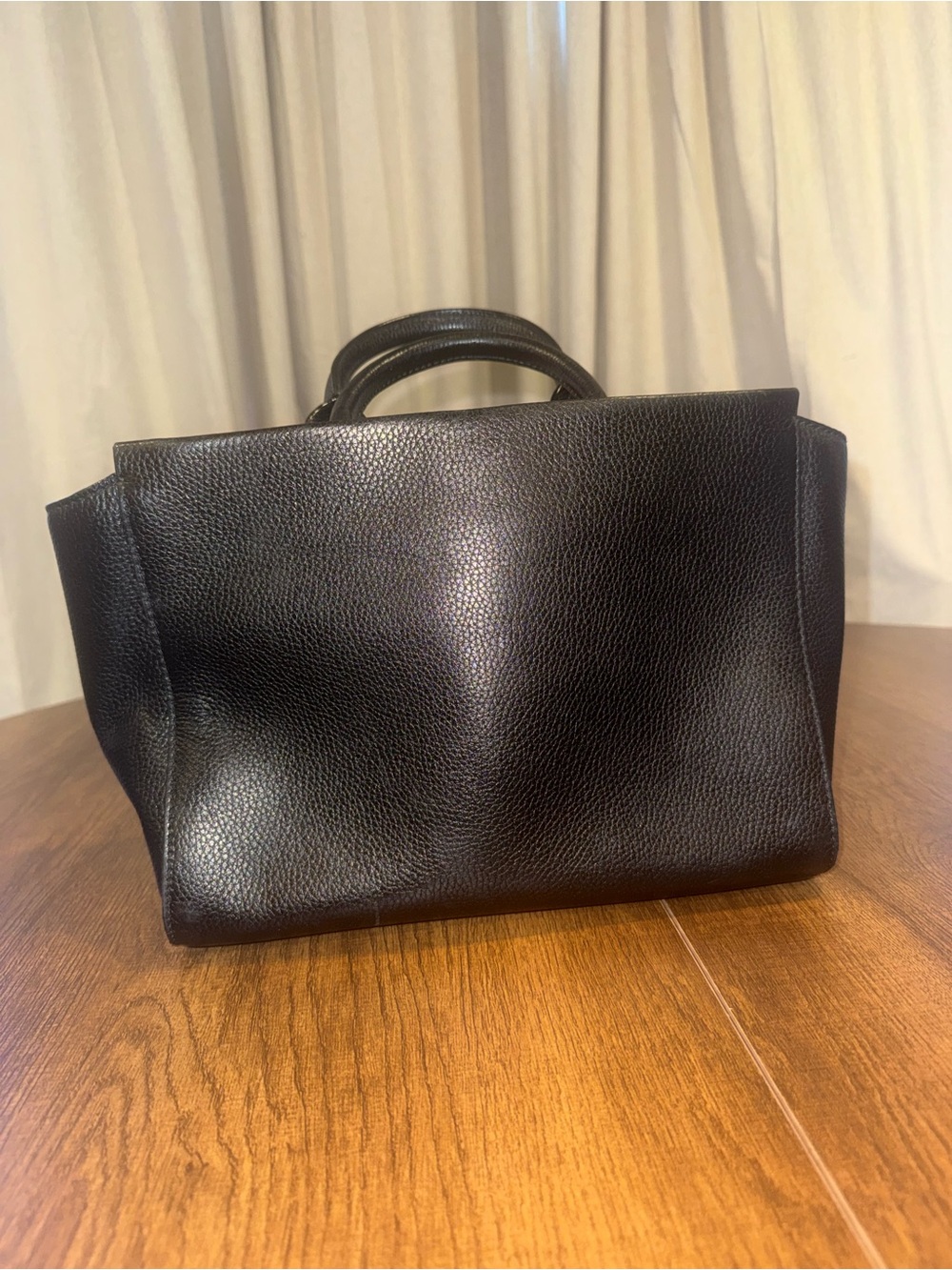 Kate Spade New York Black Leather Natala Avalon Place Bow Satchel Bag - Picture 3 of 15